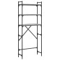 vidaXL Estantería lavadora madera ingeniería gris Sonoma 67x25x163 cm