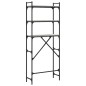 vidaXL Estantería lavadora madera ingeniería gris Sonoma 67x25x163 cm