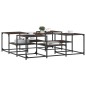 vidaXL Mesa de centro madera de ingeniería roble marrón 121x121x40 cm vidaXL Mesa de centro madera de ingeniería roble marrón 121x121x40 cm