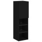 vidaXL Muebles de TV de pared con LED 5 pzas madera ingeniería negro vidaXL Muebles de TV de pared con LED 5 pzas madera ingeniería negro