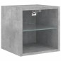 vidaXL Muebles TV pared con LED 6 pzas madera ingeniería gris hormigón vidaXL Muebles TV pared con LED 6 pzas madera ingeniería gris hormigón