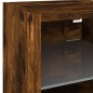 vidaXL Muebles TV pared con LED 6 pzas madera ingeniería roble ahumado vidaXL Muebles TV pared con LED 6 pzas madera ingeniería roble ahumado