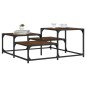 vidaXL Mesa de centro madera ingeniería roble marrón 87,5x87,5x40 cm vidaXL Mesa de centro madera ingeniería roble marrón 87,5x87,5x40 cm