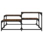 vidaXL Mesa de centro madera ingeniería roble marrón 87,5x87,5x40 cm vidaXL Mesa de centro madera ingeniería roble marrón 87,5x87,5x40 cm