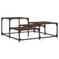 vidaXL Mesa de centro madera ingeniería roble marrón 87,5x87,5x40 cm vidaXL Mesa de centro madera ingeniería roble marrón 87,5x87,5x40 cm