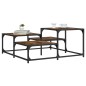 vidaXL Mesa de centro madera ingeniería roble ahumado 87,5x87,5x40 cm vidaXL Mesa de centro madera ingeniería roble ahumado 87,5x87,5x40 cm