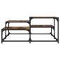 vidaXL Mesa de centro madera ingeniería roble ahumado 87,5x87,5x40 cm vidaXL Mesa de centro madera ingeniería roble ahumado 87,5x87,5x40 cm