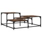 vidaXL Mesa de centro madera ingeniería roble ahumado 87,5x87,5x40 cm vidaXL Mesa de centro madera ingeniería roble ahumado 87,5x87,5x40 cm