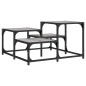 vidaXL Mesa de centro madera de ingeniería gris Sonoma 68x68x40 cm