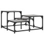 vidaXL Mesa de centro madera de ingeniería gris Sonoma 68x68x40 cm