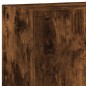 vidaXL Muebles de TV de pared 5 pzas madera ingeniería roble ahumado vidaXL Muebles de TV de pared 5 pzas madera ingeniería roble ahumado