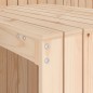 vidaXL Juego de balcón 2 plazas madera maciza de pino vidaXL Juego de balcón 2 plazas madera maciza de pino