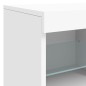 vidaXL Aparador con luces LED blanco 81x37x67 cm vidaXL Aparador con luces LED blanco 81x37x67 cm