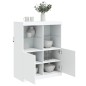 vidaXL Aparador con luces LED blanco 81x37x100 cm vidaXL Aparador con luces LED blanco 81x37x100 cm