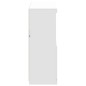 vidaXL Aparador con luces LED blanco 81x37x100 cm vidaXL Aparador con luces LED blanco 81x37x100 cm