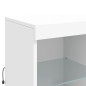 vidaXL Aparador con luces LED blanco 81x37x100 cm vidaXL Aparador con luces LED blanco 81x37x100 cm