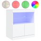 vidaXL Aparador con luces LED blanco 60x37x67 cm vidaXL Aparador con luces LED blanco 60x37x67 cm