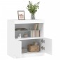 vidaXL Aparador con luces LED blanco 60x37x67 cm vidaXL Aparador con luces LED blanco 60x37x67 cm