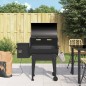 vidaXL Barbacoa de pellets hierro negro 94 cm vidaXL Barbacoa de pellets hierro negro 94 cm