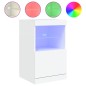 vidaXL Aparador con luces LED blanco 41x37x67 cm vidaXL Aparador con luces LED blanco 41x37x67 cm