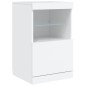 vidaXL Aparador con luces LED blanco 41x37x67 cm vidaXL Aparador con luces LED blanco 41x37x67 cm