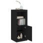 vidaXL Aparador con luces LED negro 41x37x100 cm vidaXL Aparador con luces LED negro 41x37x100 cm