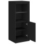vidaXL Aparador con luces LED negro 41x37x100 cm vidaXL Aparador con luces LED negro 41x37x100 cm