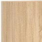 vidaXL Muebles de TV de pared 5 pzas madera de ingeniería roble Sonoma