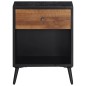 vidaXL Mesita de noche madera maciza de teca 40x30x50 cm vidaXL Mesita de noche madera maciza de teca 40x30x50 cm