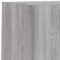 vidaXL Muebles TV pared con LED 6 pzas madera ingeniería gris Sonoma vidaXL Muebles TV pared con LED 6 pzas madera ingeniería gris Sonoma