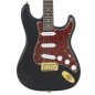 vidaXL Guitarra eléctrica principiantes con funda negro dorado 4/4 39" vidaXL Guitarra eléctrica principiantes con funda negro dorado 4/4 39"