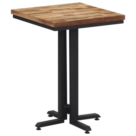 vidaXL Mesa de comedor teca reciclada maciza 55x55x76 cm