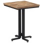 vidaXL Mesa de comedor teca reciclada maciza 55x55x76 cm