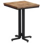 vidaXL Mesa de comedor teca reciclada maciza 55x55x76 cm