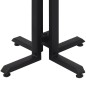 vidaXL Mesa de comedor teca reciclada maciza 55x55x76 cm