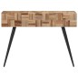 vidaXL Mesa consola teca reciclada maciza 110x34x80 cm vidaXL Mesa consola teca reciclada maciza 110x34x80 cm