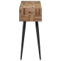 vidaXL Mesa consola teca reciclada maciza 110x34x80 cm vidaXL Mesa consola teca reciclada maciza 110x34x80 cm
