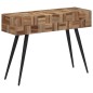 vidaXL Mesa consola teca reciclada maciza 110x34x80 cm vidaXL Mesa consola teca reciclada maciza 110x34x80 cm