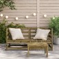 vidaXL Sofás esquineros jardín 2 uds madera pino impregnada 70x70x67cm vidaXL Sofás esquineros jardín 2 uds madera pino impregnada 70x70x67cm