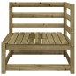 vidaXL Sofás esquineros jardín 2 uds madera pino impregnada 70x70x67cm vidaXL Sofás esquineros jardín 2 uds madera pino impregnada 70x70x67cm