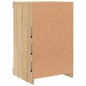 vidaXL Aparador con luces LED roble Sonoma 41x37x67 cm vidaXL Aparador con luces LED roble Sonoma 41x37x67 cm