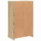 vidaXL Aparador con luces LED roble Sonoma 60,5x37x100 cm vidaXL Aparador con luces LED roble Sonoma 60,5x37x100 cm