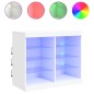 vidaXL Aparador con luces LED blanco 81x37x67 cm vidaXL Aparador con luces LED blanco 81x37x67 cm