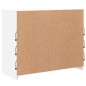 vidaXL Aparador con luces LED blanco 81x37x67 cm vidaXL Aparador con luces LED blanco 81x37x67 cm