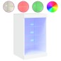 vidaXL Aparador con luces LED blanco 41x37x67 cm vidaXL Aparador con luces LED blanco 41x37x67 cm