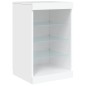 vidaXL Aparador con luces LED blanco 41x37x67 cm vidaXL Aparador con luces LED blanco 41x37x67 cm