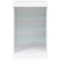 vidaXL Aparador con luces LED blanco 41x37x67 cm vidaXL Aparador con luces LED blanco 41x37x67 cm