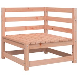 vidaXL Sofá esquinero de jardín madera maciza abeto Douglas 70x70x67cm