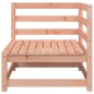 vidaXL Sofá esquinero de jardín madera maciza abeto Douglas 70x70x67cm