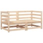 vidaXL Sofás esquineros de jardín 2 uds madera maciza pino 70x70x67 cm vidaXL Sofás esquineros de jardín 2 uds madera maciza pino 70x70x67 cm